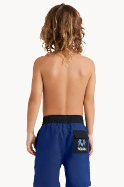 Boardshorts|Billabong Boys Afterlife Elastic Boardshort Royal