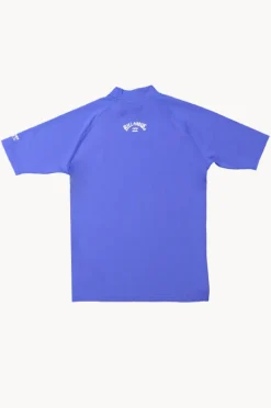Rashies|Billabong Boys All Day Arch Short Sleeve Suntop Cobalt