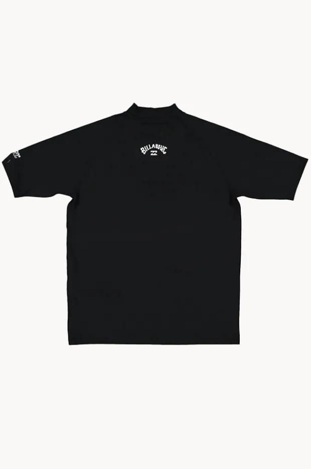 Rashies|Billabong Boys All Day Arch Short Sleeve Suntop Black