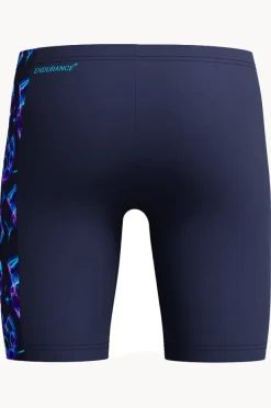 Jammers|Jammers|Speedo Boys Allover Print Panel Jammer Peacoat