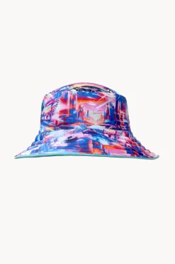 Hats|Salty Ink Boys Arcade Reversible Sunhat Blue/orange