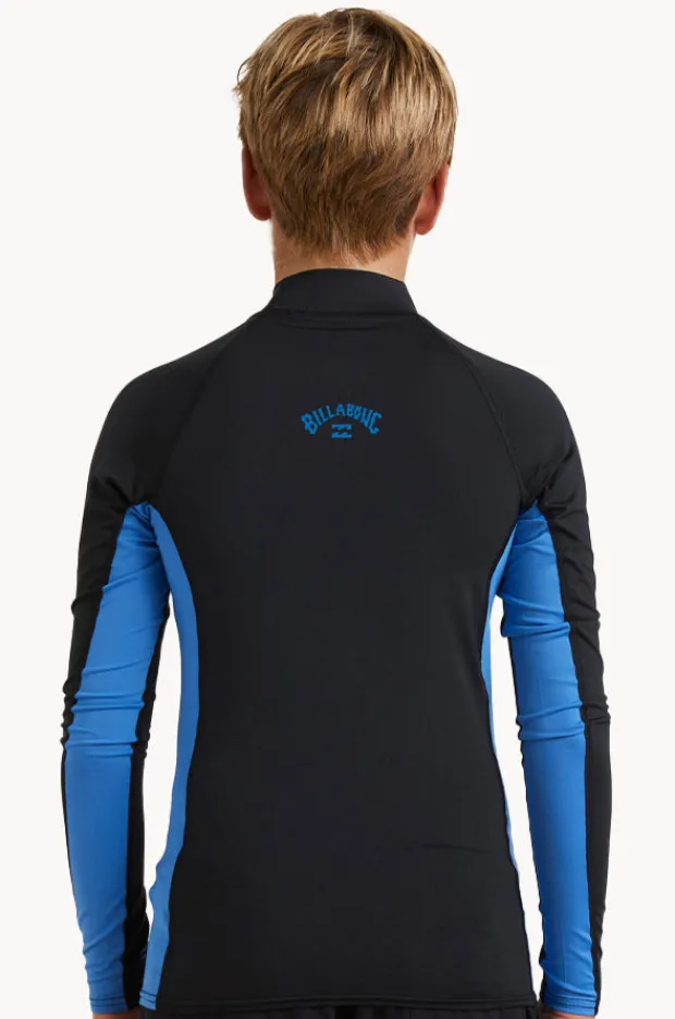 Rashies|Billabong Boys Arch PF Long Sleeve Suntop Black/Blue