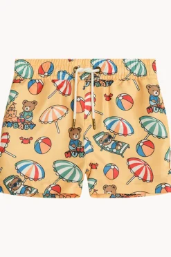 Boardshorts|Huxbaby Boys Beach Bear Swim Short Sand