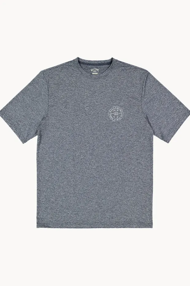 Rashies|Billabong Boys Big Wave Daz Short Sleeve Suntop Navy