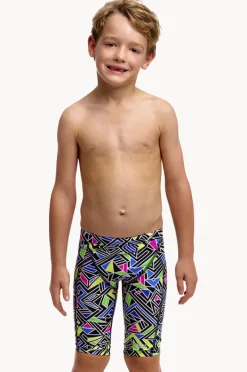 Jammers|Funky Trunks Boys Bits Of Peace Jammer Black/multi
