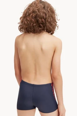 Trunks|Speedo Boys Boom Splice Aquashort Navy/Orange