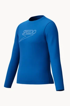 Rashies|Speedo Boys Classic Logo Long Sleeve Suntop Sea