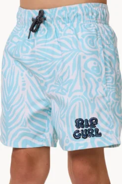 Boardshorts|Rip Curl Boys Cosmic Surfing Volley Boardshort Light Blue