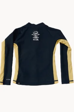 Rashies & Sunsuits|Rashies & Sunsuits|Rip Curl Boys Cosmic Zip Suntop Deep navy