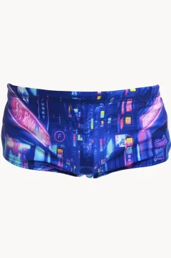 Trunks|Funky Trunks Boys Cyber City Trunk Pink/purple