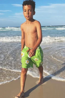 Boardshorts|Coast Boys Daisy Boardshort Lime