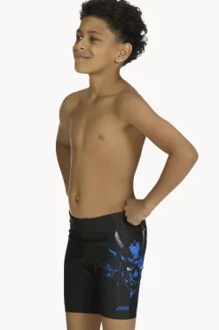 Jammers|Zoggs Boys Demon Mid Jammer Black/blue