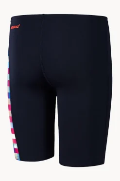 Jammers|Speedo Boys Digital Panel Jammer Navy/multi