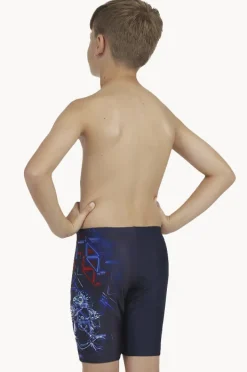 Jammers|Zoggs Boys Dinobot Mid Jammer Navy/Red