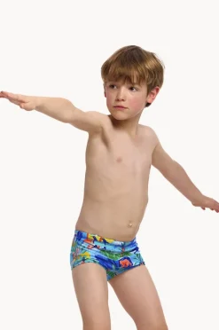 Trunks|Swimwear|Funky Trunks Boys Duuude Trunk Blue/multi