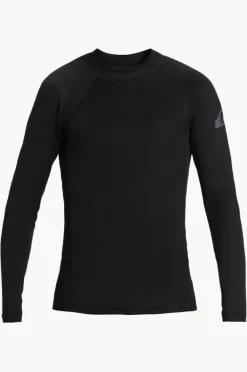 Rashies & Sunsuits|Quiksilver Boys Everyday Heat Long Sleeve Suntop BLACK
