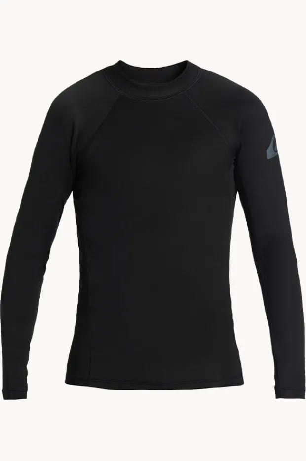 Rashies & Sunsuits|Quiksilver Boys Everyday Heat Long Sleeve Suntop BLACK