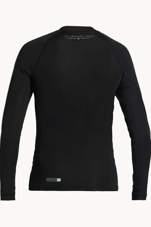 Rashies & Sunsuits|Quiksilver Boys Everyday Heat Long Sleeve Suntop BLACK