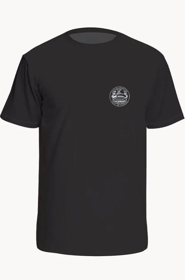 Rashies|Quiksilver Boys Everyday Surf Short Sleeve Suntop Black