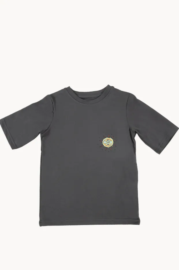 Rashies & Sunsuits|Quiksilver Boys Everyday Surf Short Sleeve Suntop Iron