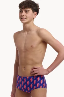 Trunks|Funky Trunks Boys Flash Trunk Navy/red