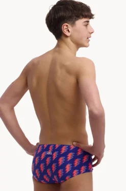 Trunks|Funky Trunks Boys Flash Trunk Navy/red