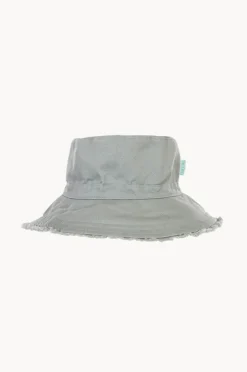 Hats|Acorn Boys Frayed Bucket Hat Khaki