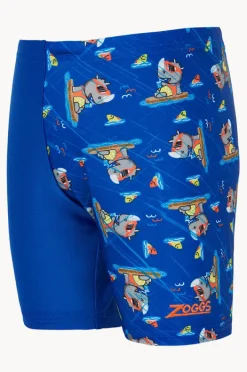 Jammers|Zoggs Boys Hippo Midi Jammer Cobalt