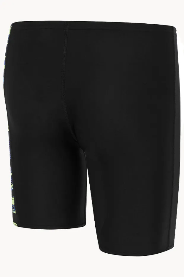 Jammers|Speedo Boys Hyperboom Panel Jammer Black/yellow