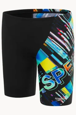 Jammers|Speedo Boys Incite V Cut Jammer Black/Multi