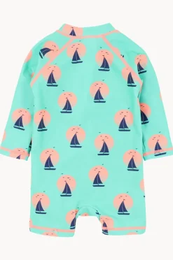 Rashies & Sunsuits|Rashies & Sunsuits|Minihaha Boys Jarvis Sunsuit Green