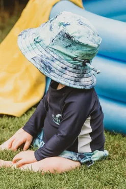 Hats|Minihaha Boys Leo Swim Sunhat