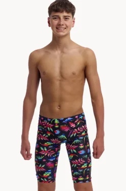 Jammers|Funky Trunks Boys Lost Leaf Jammer Black/multi