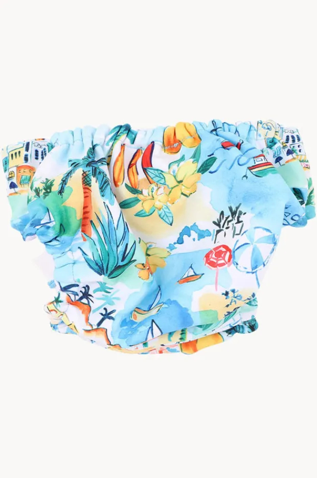 Swim Nappies|Minihaha Boys Luca Aqua Nappy Blue/multi