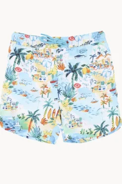 Boardshorts|Minihaha Boys Luca Boardshort Blue/Multi