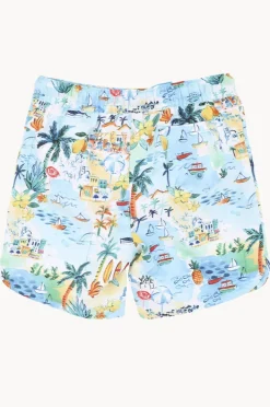 Boardshorts|Minihaha Boys Luca Boardshort Blue/Multi