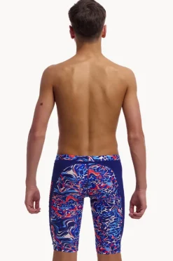 Jammers|Funky Trunks Boys Mad Cat Jammer Navy/orange