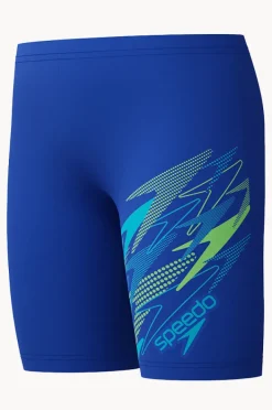 Jammers|Speedo Boys Medley Logo Jammer Sapphire