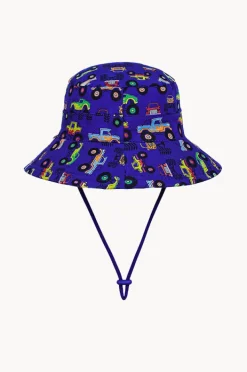 Headwear|Bedhead Boys Monster Truck Classic Bucket Hat Dark Blue