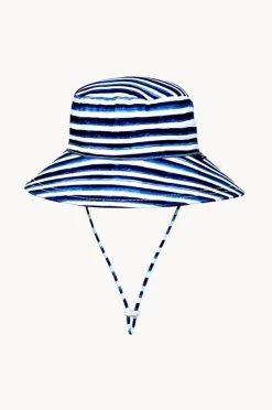 Hats|Bedhead Boys Nicki Classic Bucket Sunhat Navy/White