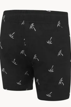 Boardshorts|Speedo Boys Palm Shorties Boardshort Black/grey