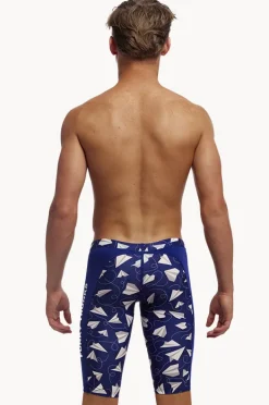 Jammers|Funky Trunks Boys Paper Plain Jammer Navy
