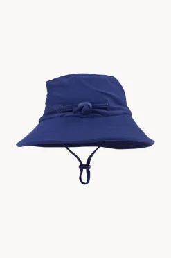 Hats|Minihaha Boys Plain Swim Hat Navy