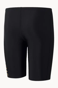 Jammers|Speedo Boys Plastisol Placement Jammer Black/orange