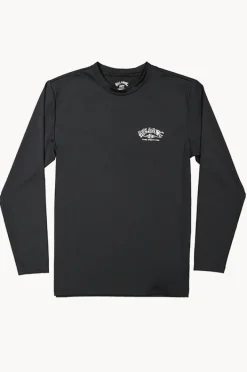 Rashies|Billabong Boys Ransom Long Sleeve Suntop BLACK