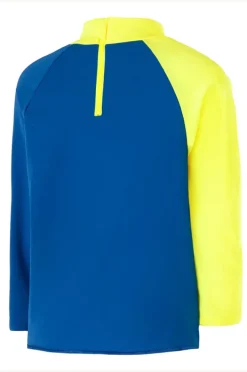 Rashies & Sunsuits|Speedo Boys Reef Shark Suntop Blue/yellow