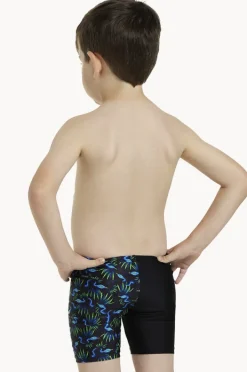 Jammers|Zoggs Boys Reptile Midi Jammer Black/blue