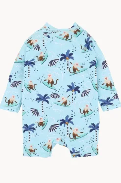 Rashies & Sunsuits|Rashies & Sunsuits|Minihaha Boys Riley Sunsuit Light Blue