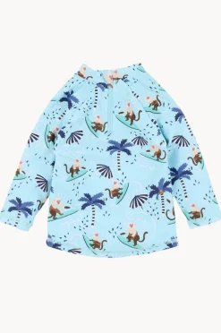 Rashies & Sunsuits|Minihaha Boys Riley Suntop Light Blue