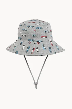 Hats|Bedhead Boys Roadster Classic Bucket Hat Grey